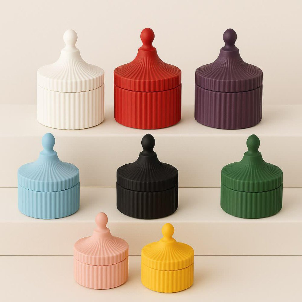 Δοχεία Πορσελάνης Με Καπάκι Και Wax Melts
