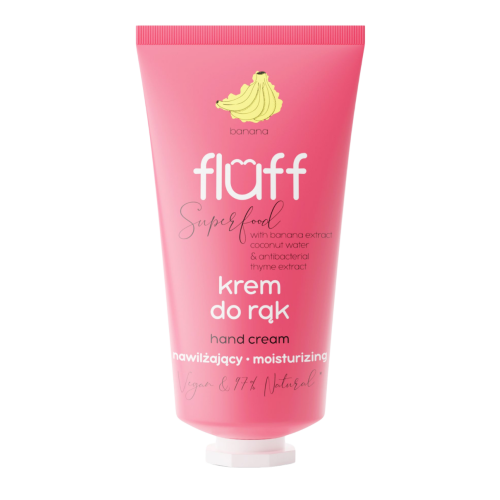 Fluff Hand Cream antibacterial & moisturizing Banana 50ml