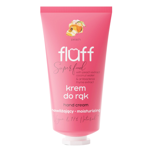 Fluff Hand Cream antibacterial & moisturizing Peach 50ml