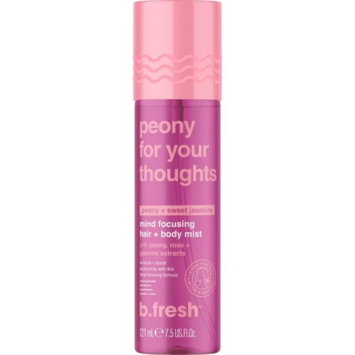 Peony for your thoughts, mind focusing hair & body mist 221mL - BFresh