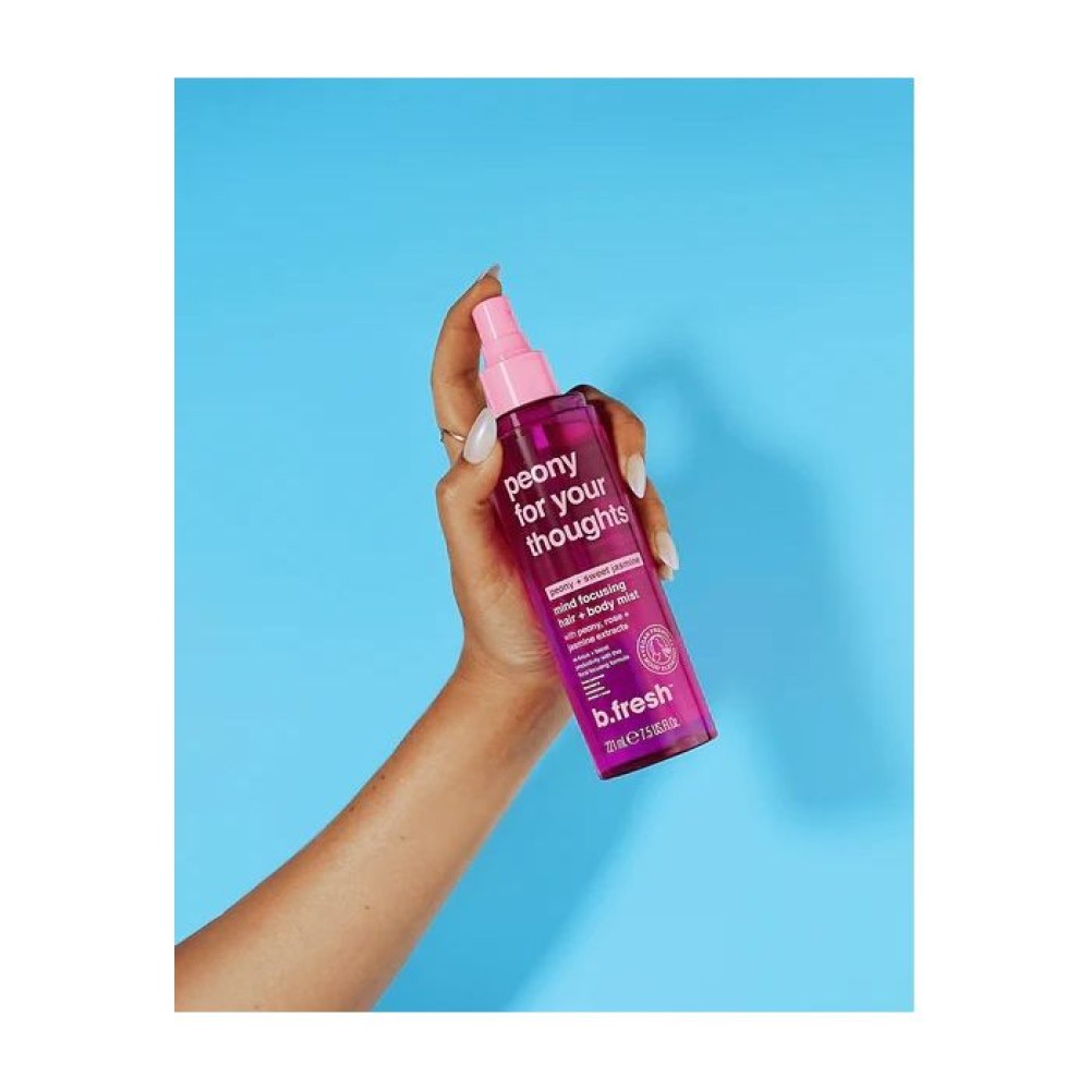 Peony for your thoughts, mind focusing hair & body mist 221mL - BFresh