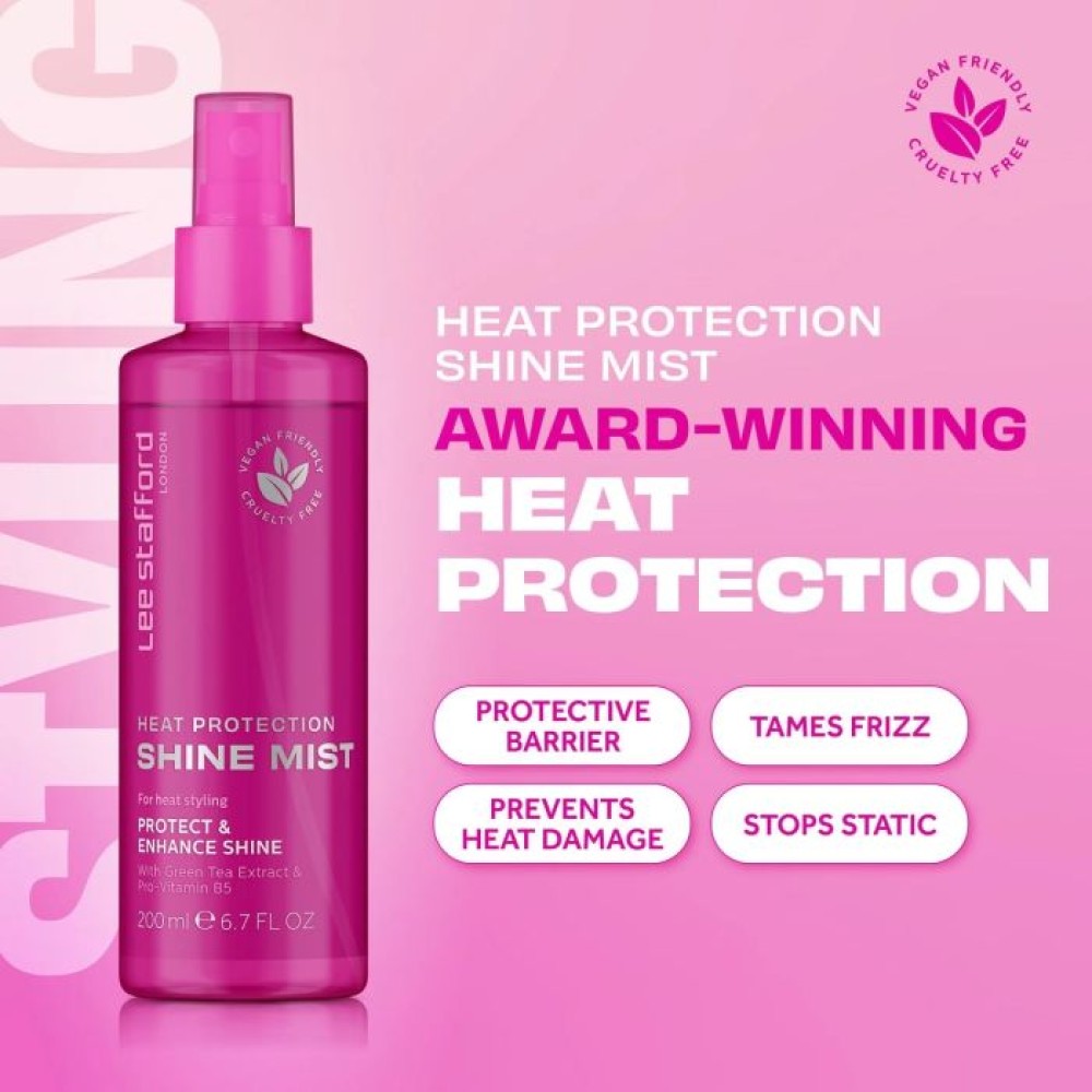 Heat Protection Shine Mist 200ml - Lee Stafford