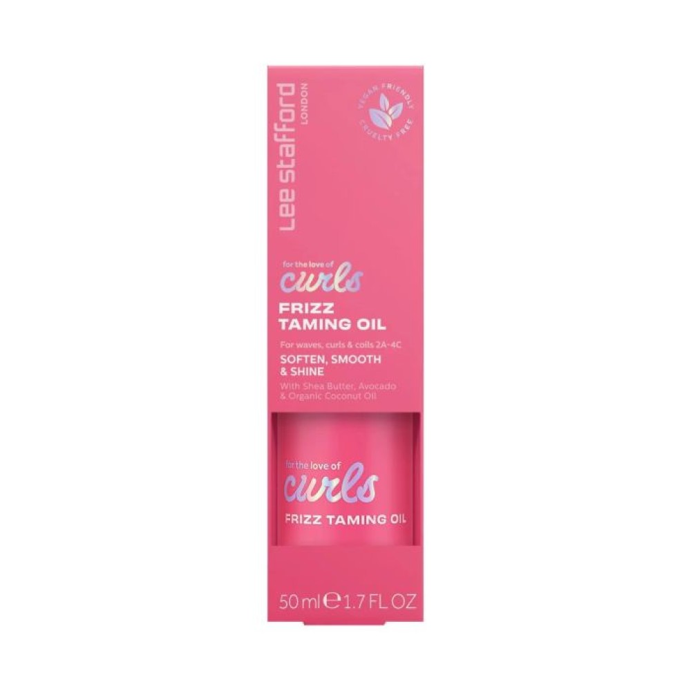 For The Love Of Curls Frizz Taming Oil 50ml - Lee Stafford