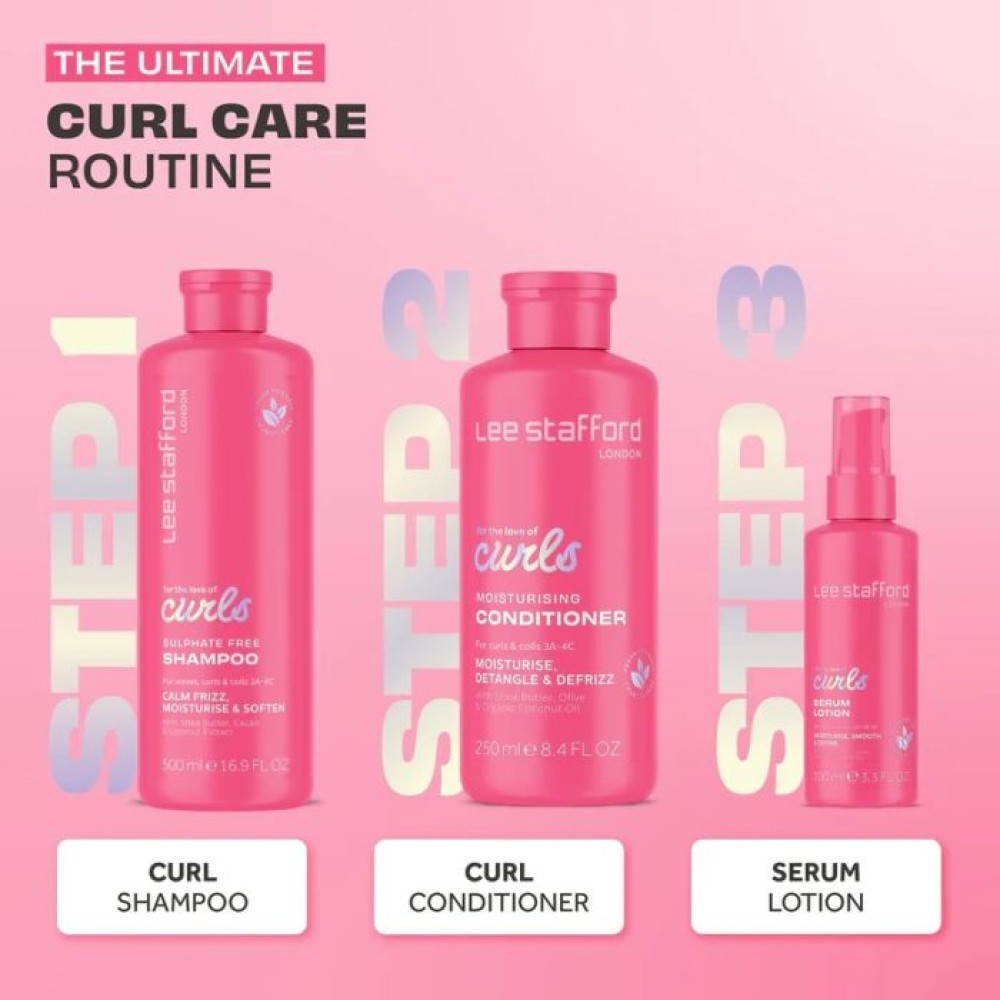 For The Love Of Curls Shampoo 250ml - Lee Stafford